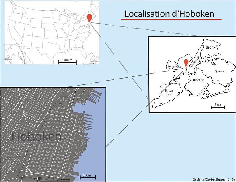 Localisation d'Hoboken
