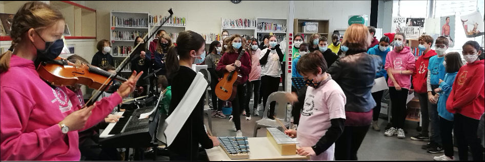 Chorale du collège Guynemer pour Mohale Mashigo