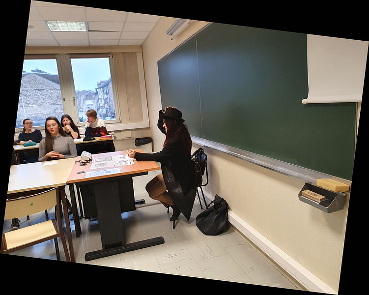 Laura Fusco à l'IUT Nancy-Charlemagne