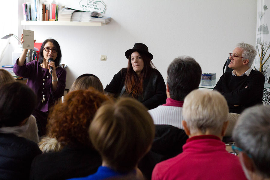 Laura Fusco à la librairie Le Neuf de St-Dié