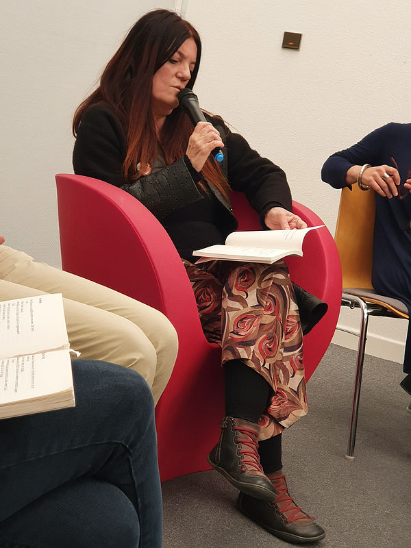 Laura Fusco à la médiathèque Gérard Thirion de Laxou - Nuit de la Lecture
