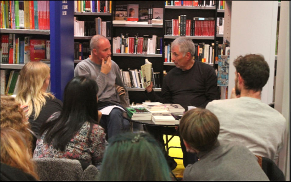 Mark SaFranko et Olivier Brun à la librairie Kléber de Strasbourg