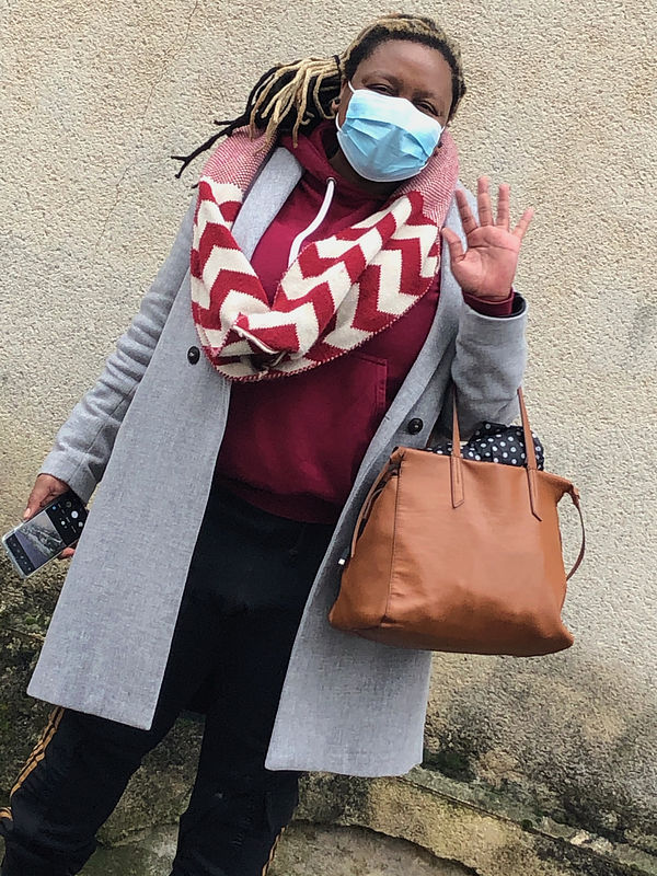 Mohale Mashigo le jour de son départ de Nancy