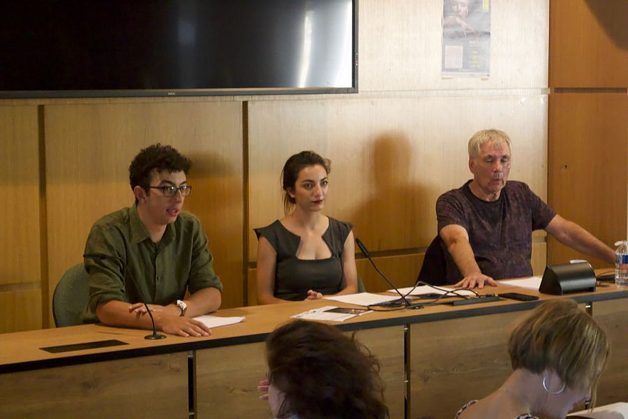 Mark SaFranko lors du séminaire Voix et Silence d'IDEA