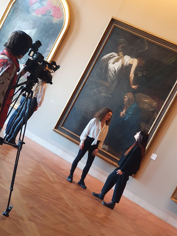 Fusco tournage Beaux Arts 3