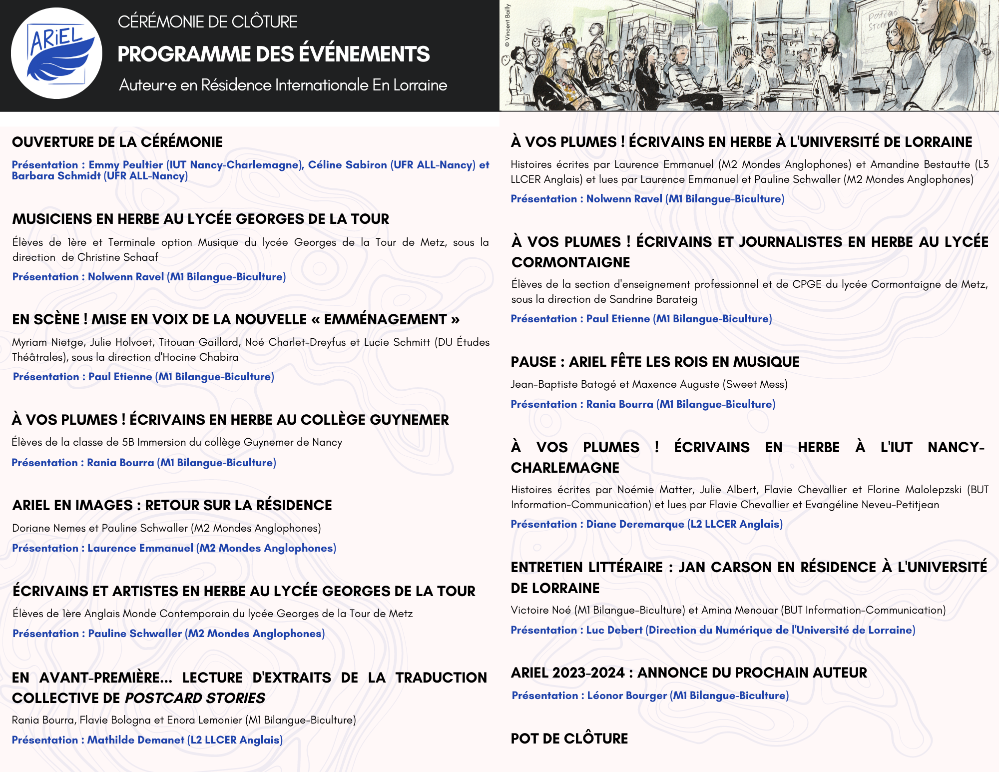 Programme cérémonie 2