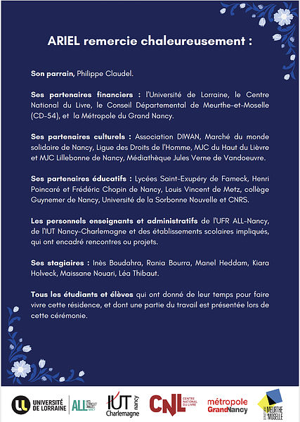 Cérémonie clôture ND4