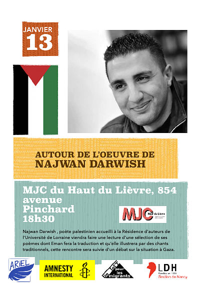Najwan Darwish MJC Haut du Lièvre